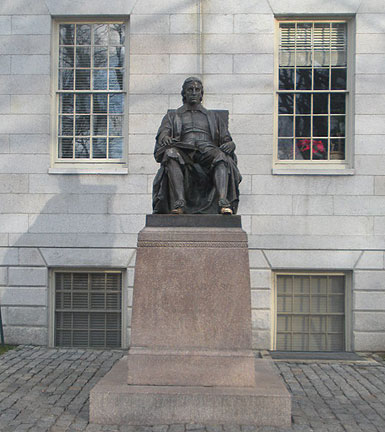 John Harvard statue, Harvard Yard