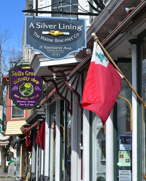 Townsend Ave. shops, Boothbay Harbor, Maine