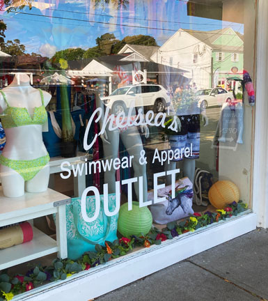 Chelsea's Swimwear and Apparel, Main St., Hyannis, Ma.